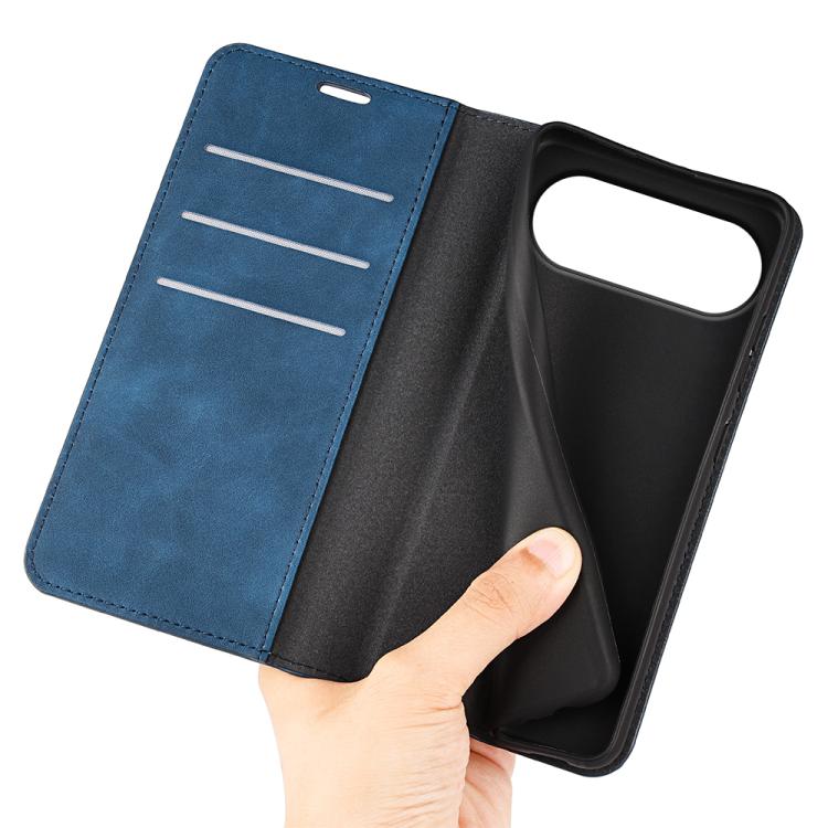 For Google Pixel 11 Pro XL Retro-skin Magnetic Suction Leather Phone Case