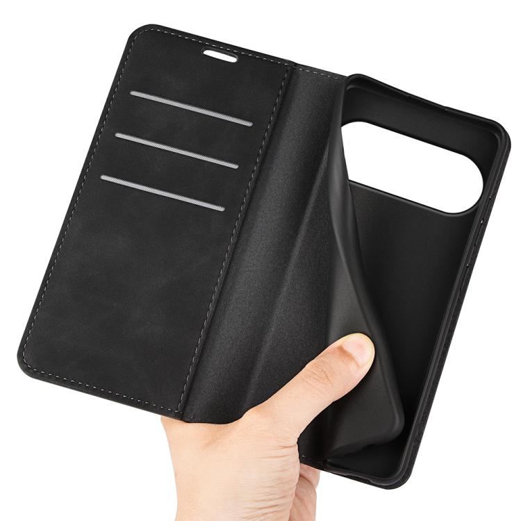 For Google Pixel 11 / 11 Pro Retro-skin Magnetic Suction Leather Phone Case