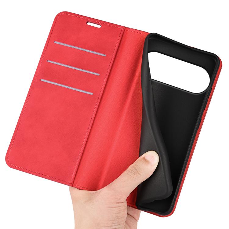 For Google Pixel 11 / 11 Pro Retro-skin Magnetic Suction Leather Phone Case