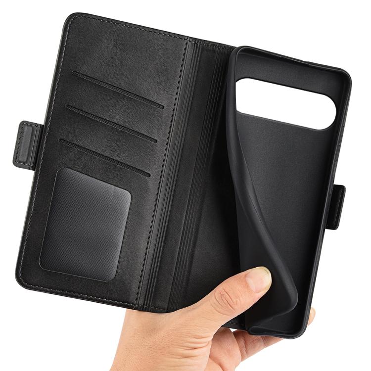 For Google Pixel 9 / 9 Pro Dual-side Magnetic Buckle Horizontal Flip Leather Phone Case