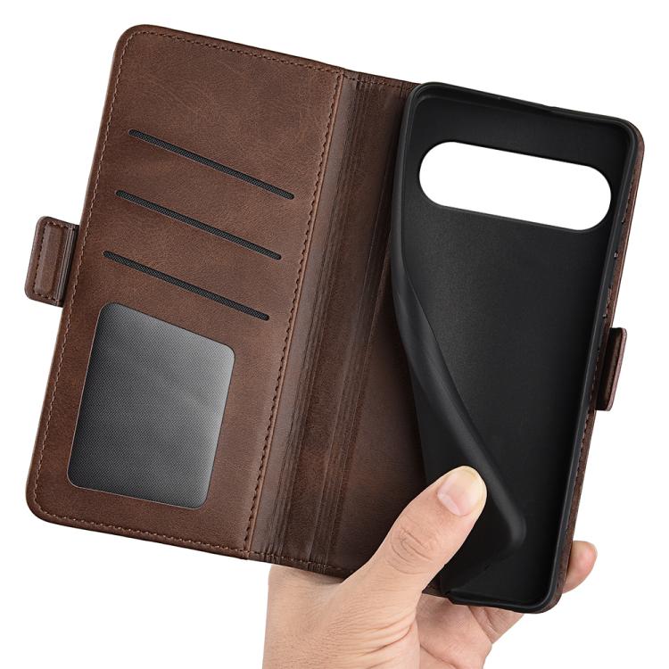 For Google Pixel 9 / 9 Pro Dual-side Magnetic Buckle Horizontal Flip Leather Phone Case