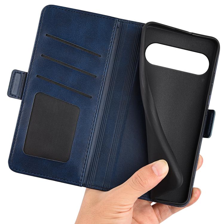For Google Pixel 9 / 9 Pro Dual-side Magnetic Buckle Horizontal Flip Leather Phone Case