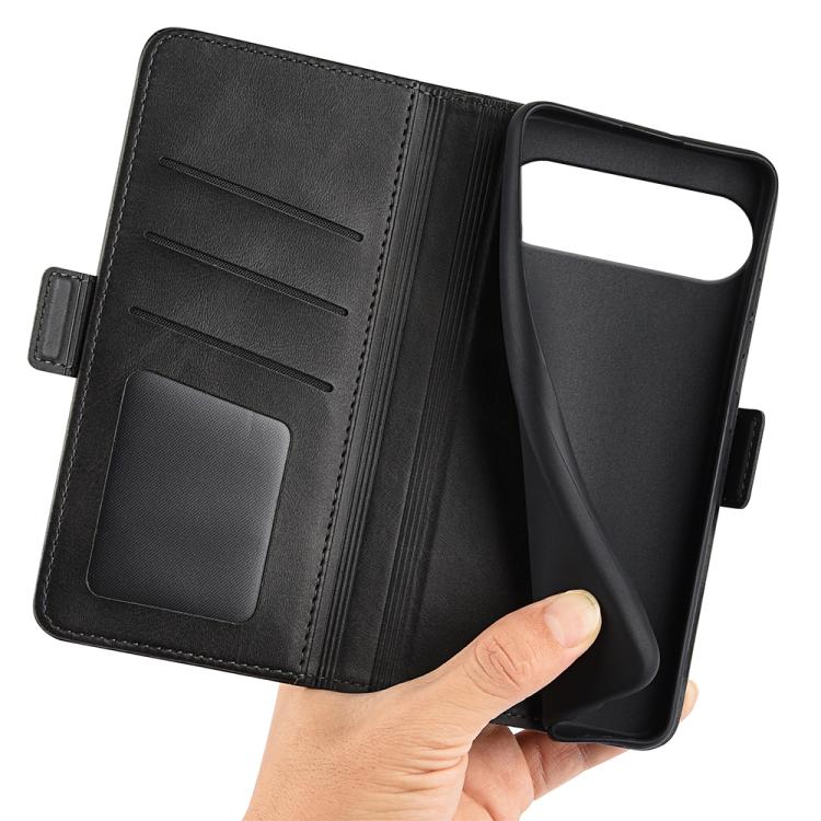 For Google Pixel 10 Pro XL Dual-side Magnetic Buckle Horizontal Flip Leather Phone Case