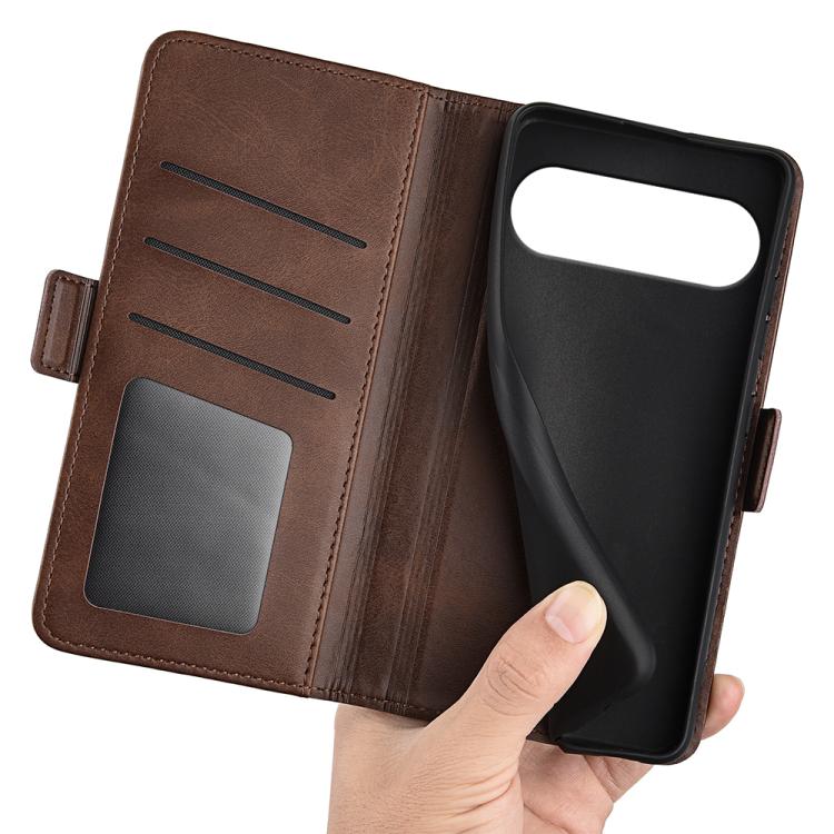 For Google Pixel 10 Pro XL Dual-side Magnetic Buckle Horizontal Flip Leather Phone Case