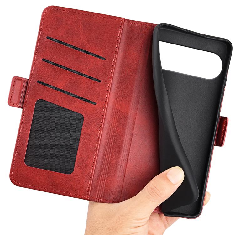 For Google Pixel 10 Pro XL Dual-side Magnetic Buckle Horizontal Flip Leather Phone Case