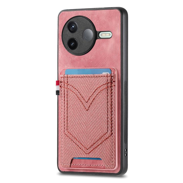 For Redmi K80 Pro / Poco F7 Ultra Denim Texture Leather Skin Phone Case with Card Slot