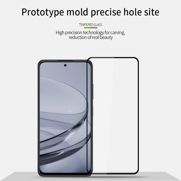 For ZTE Axon 60 Ultra PINWUYO 9H 2.5D Full Screen Tempered Glass Film - Black