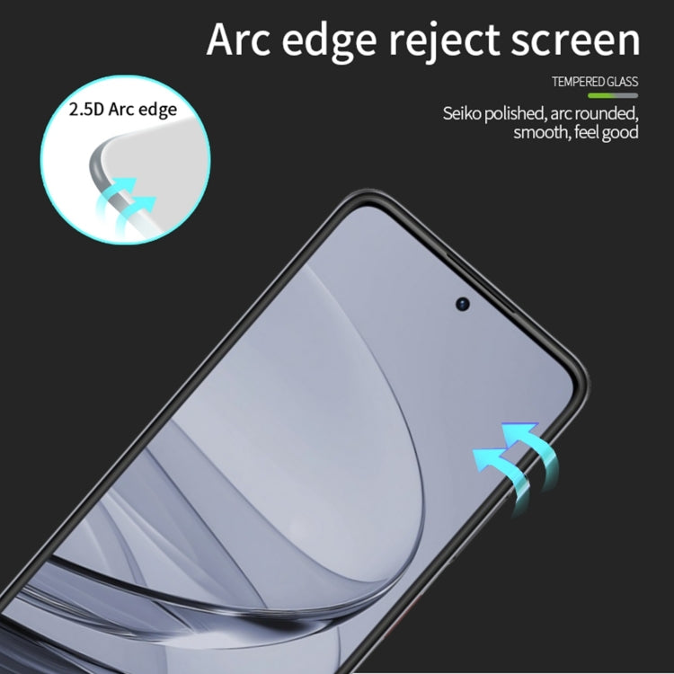 For ZTE Axon 60 Ultra PINWUYO 9H 2.5D Full Screen Tempered Glass Film - Black