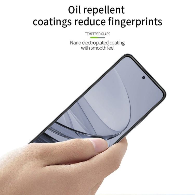 For ZTE Axon 60 Ultra PINWUYO 9H 2.5D Full Screen Tempered Glass Film - Black