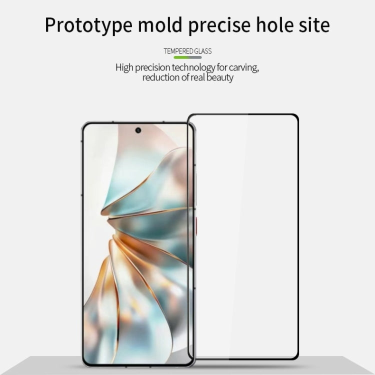 For ZTE nubia Z60S Pro PINWUYO 9H 2.5D Full Screen Tempered Glass Film - Black