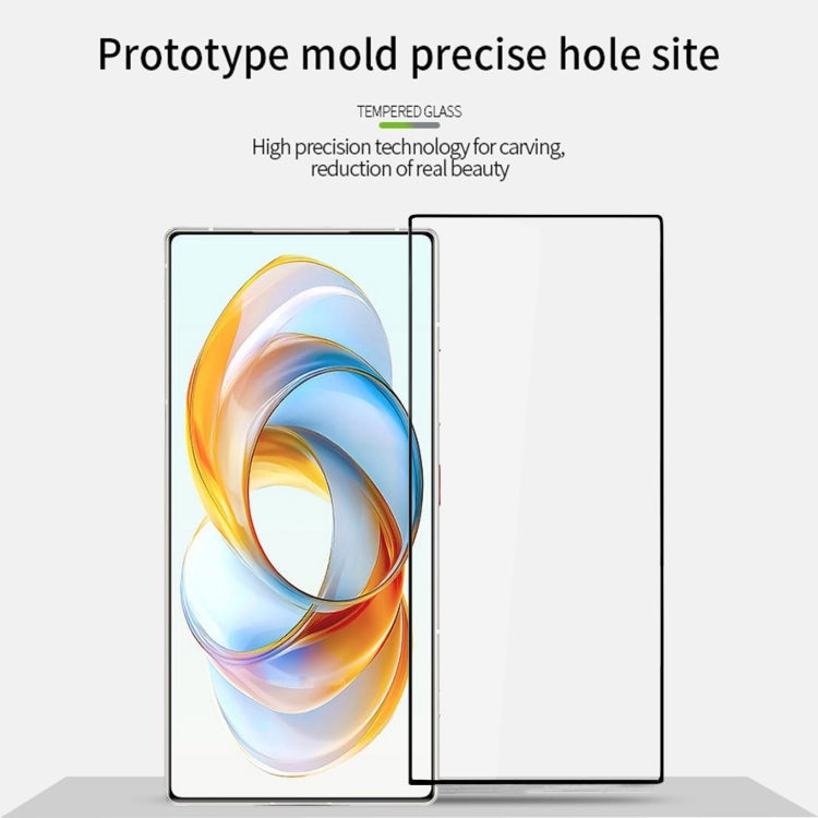 For ZTE nubia Z70 Ultra PINWUYO 9H 2.5D Full Screen Tempered Glass Film - Black
