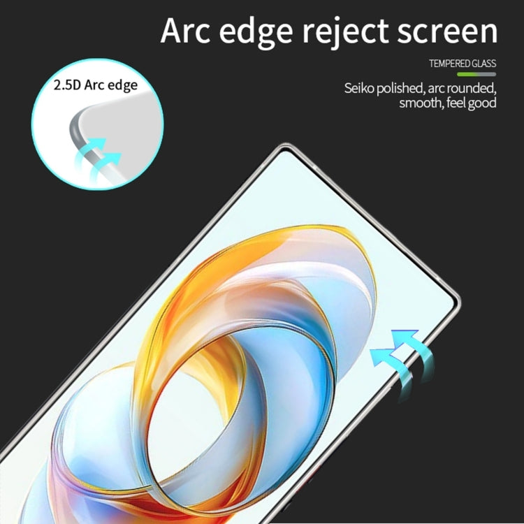 For ZTE nubia Z70 Ultra PINWUYO 9H 2.5D Full Screen Tempered Glass Film - Black