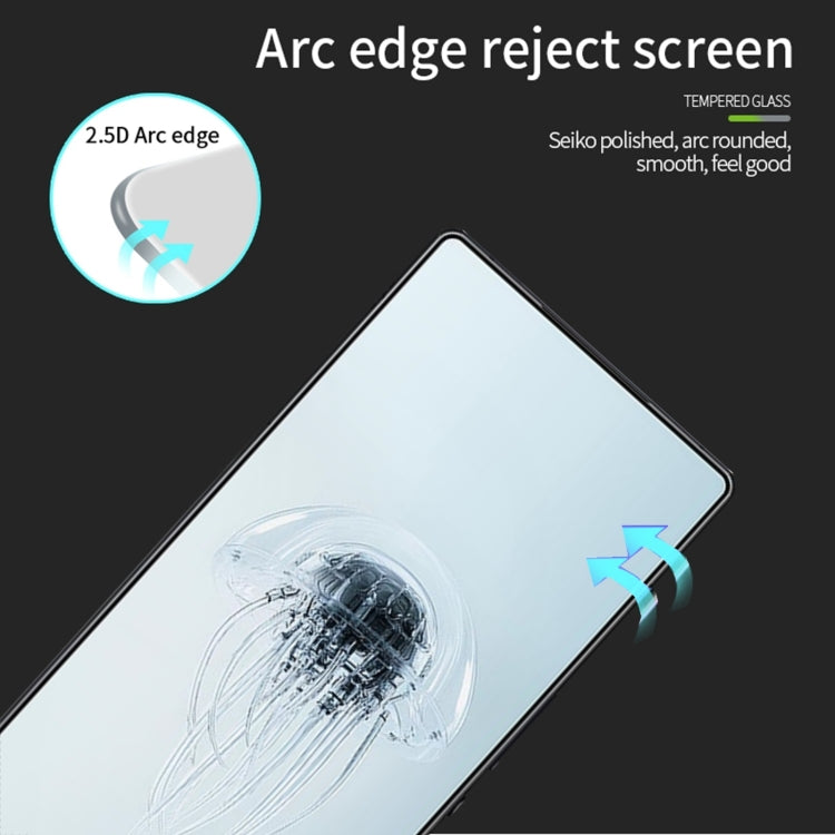 For ZTE nubia REDMAGIC 10 Pro PINWUYO 9H 2.5D Full Screen Tempered Glass Film - Black