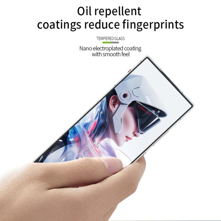 For ZTE nubia REDMAGIC 10 Air PINWUYO 9H 2.5D Full Screen Tempered Glass Film - Black