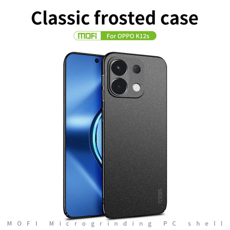 For OPPO K12s / K13 MOFI Fandun Series Frosted PC Ultra-thin All-inclusive Phone Case