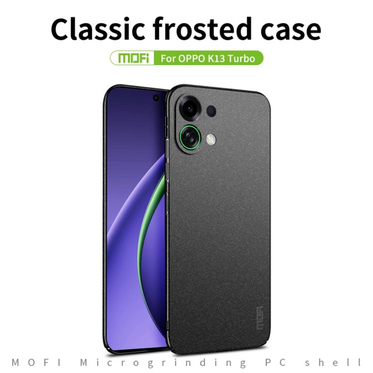 For OPPO K13 Turbo 5G MOFI Fandun Series Frosted PC Ultra-thin All-inclusive Phone Case