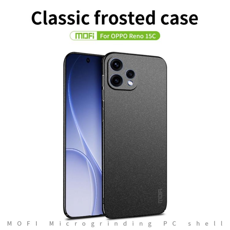For OPPO Reno 15c 5G MOFI Fandun Series Frosted PC Ultra-thin All-inclusive Phone Case