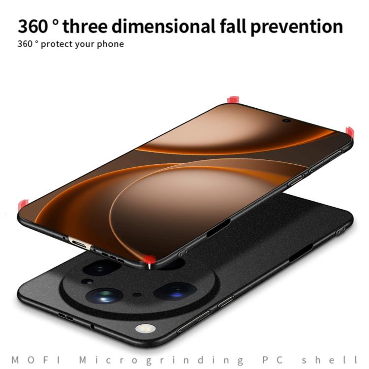For OPPO Find X9 Ultra MOFI Fandun Series Frosted PC Ultra-thin All-inclusive Phone Case