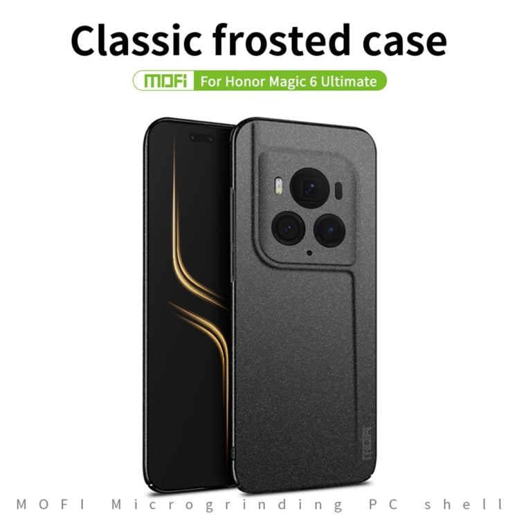 For Honor Magic6 Ultimate MOFI Fandun Series Frosted PC Ultra-thin All-inclusive Phone Case