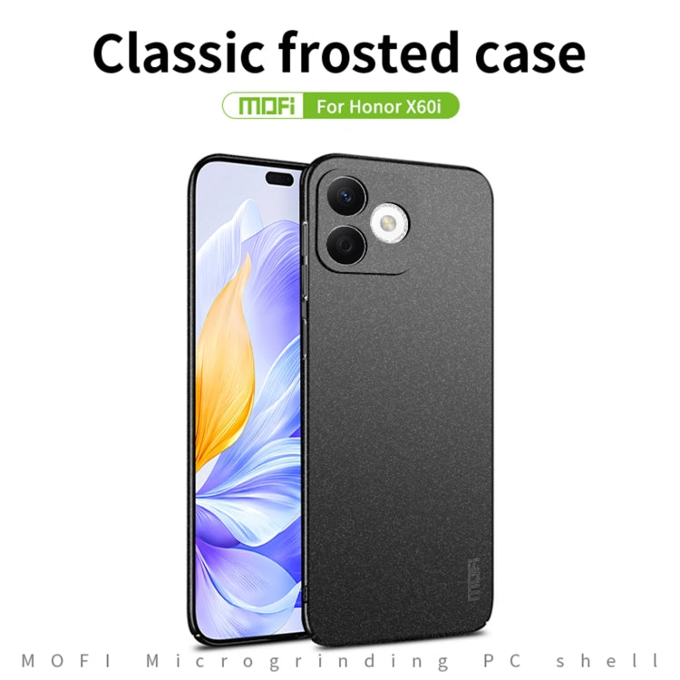 For Honor X60i MOFI Fandun Series Frosted PC Ultra-thin All-inclusive Phone Case