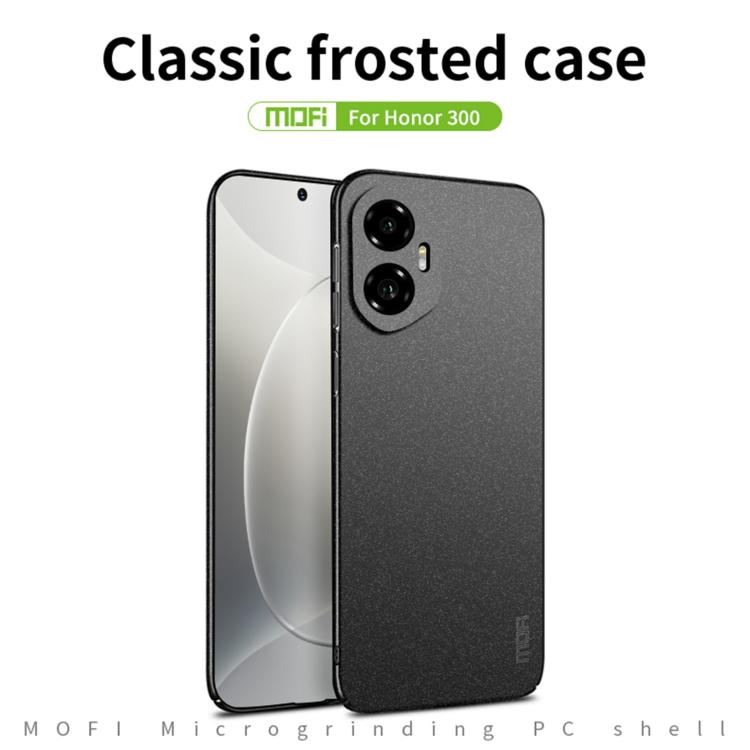 For Honor 300 MOFI Fandun Series Frosted PC Ultra-thin All-inclusive Phone Case