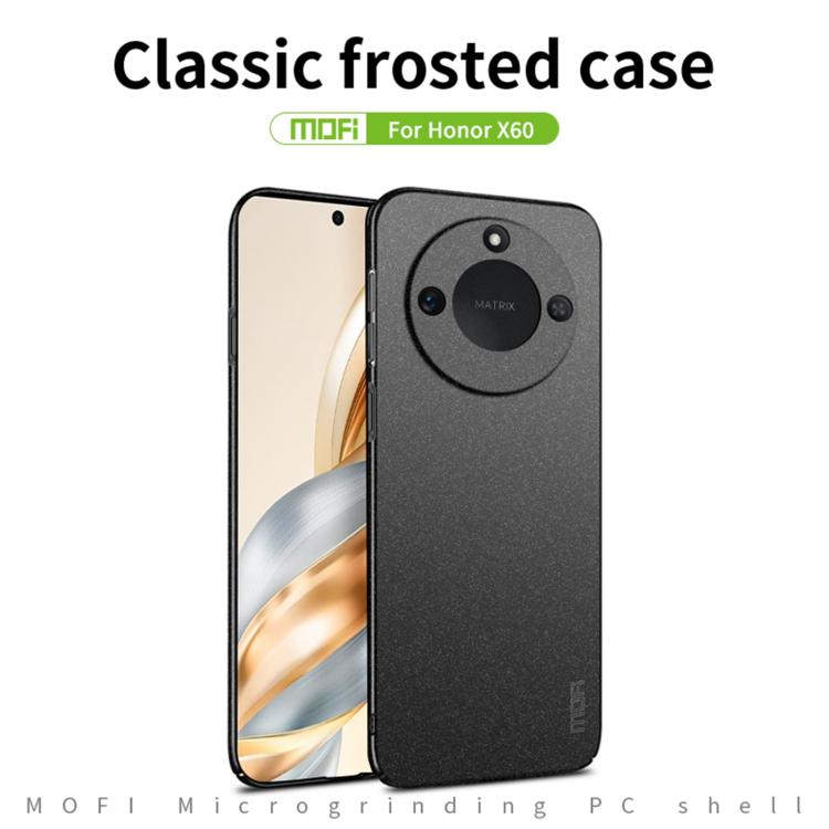 For Honor X60 MOFI Fandun Series Frosted PC Ultra-thin All-inclusive Phone Case