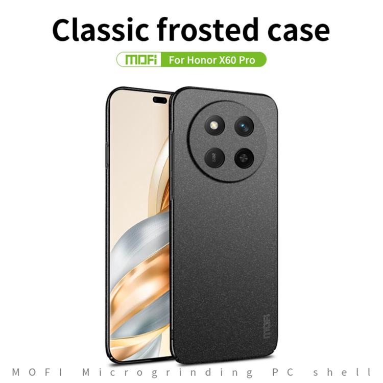 For Honor X60 Pro/Magic7 Lite 5G/X9c MOFI Fandun Series Frosted PC Ultra-thin All-inclusive Phone Case