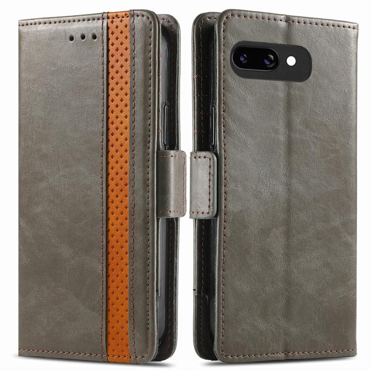 For Google Pixel 9a CaseNeo Splicing Dual Magnetic Buckle Leather Phone Case