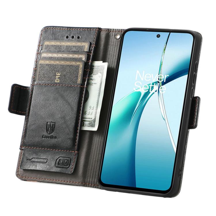 For Google Pixel 10a CaseNeo Splicing Dual Magnetic Buckle Leather Phone Case