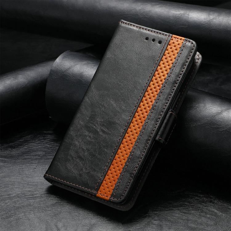 For Google Pixel 10a CaseNeo Splicing Dual Magnetic Buckle Leather Phone Case