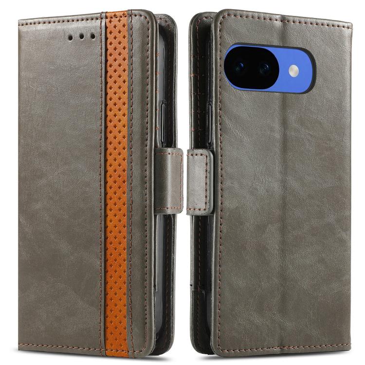 For Google Pixel 10a CaseNeo Splicing Dual Magnetic Buckle Leather Phone Case