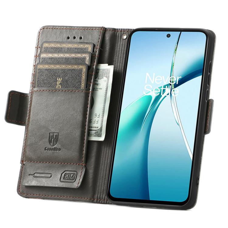 For Google Pixel 10a CaseNeo Splicing Dual Magnetic Buckle Leather Phone Case