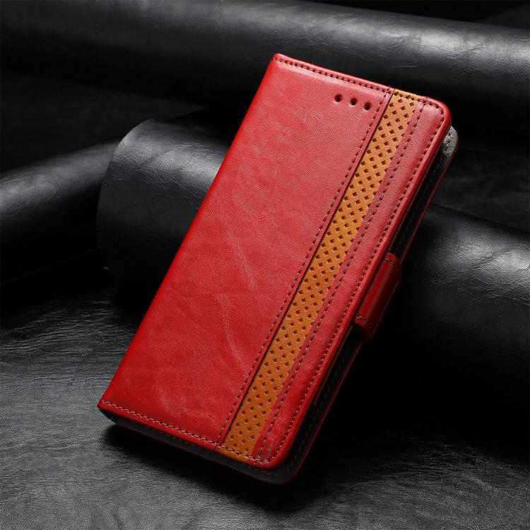 For Google Pixel 10a CaseNeo Splicing Dual Magnetic Buckle Leather Phone Case