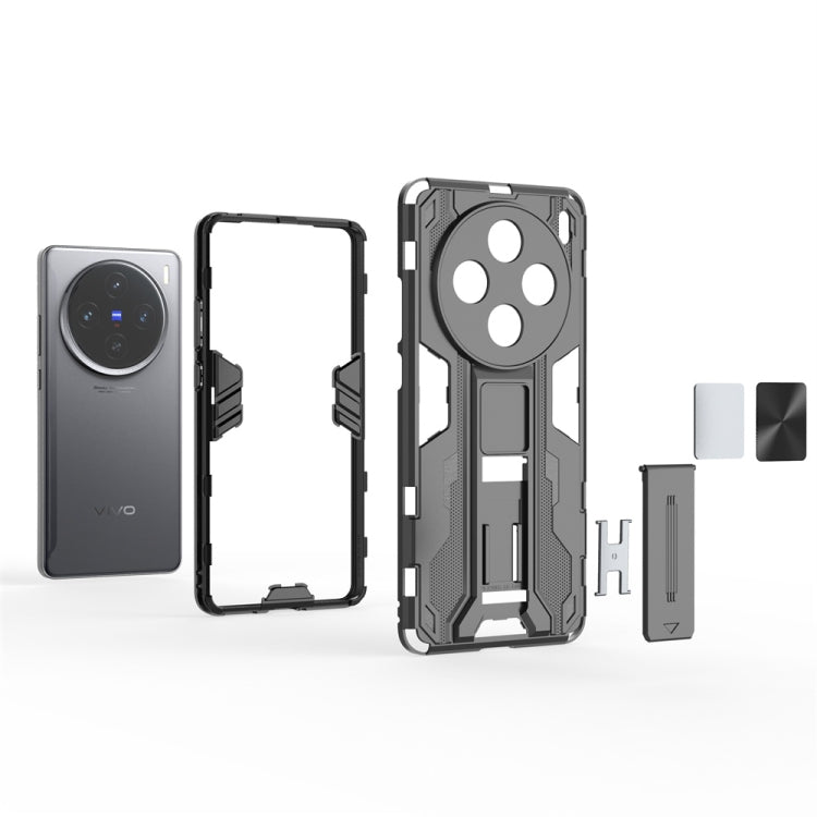 For vivo X100s Supersonic Armor PC Hybrid TPU Phone Case