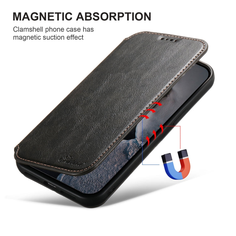 For iPhone 16 Plus Suteni J05 Leather Magnetic MagSafe Phone Case