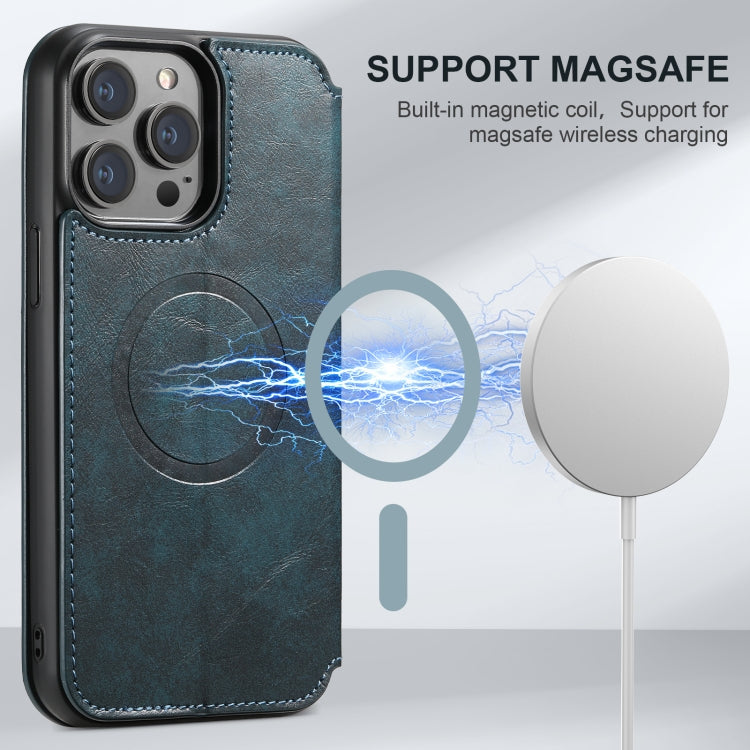 For iPhone 16 Plus Suteni J05 Leather Magnetic MagSafe Phone Case