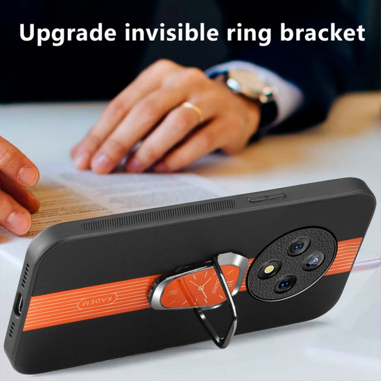For vivo Y300 Pro Magnetic Litchi Leather Back Phone Case with Holder