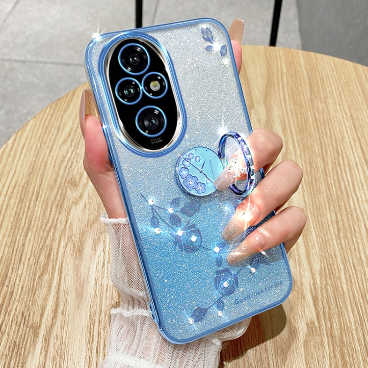 For Honor 200 Gradient Glitter Immortal Flower Ring All-inclusive Phone Case