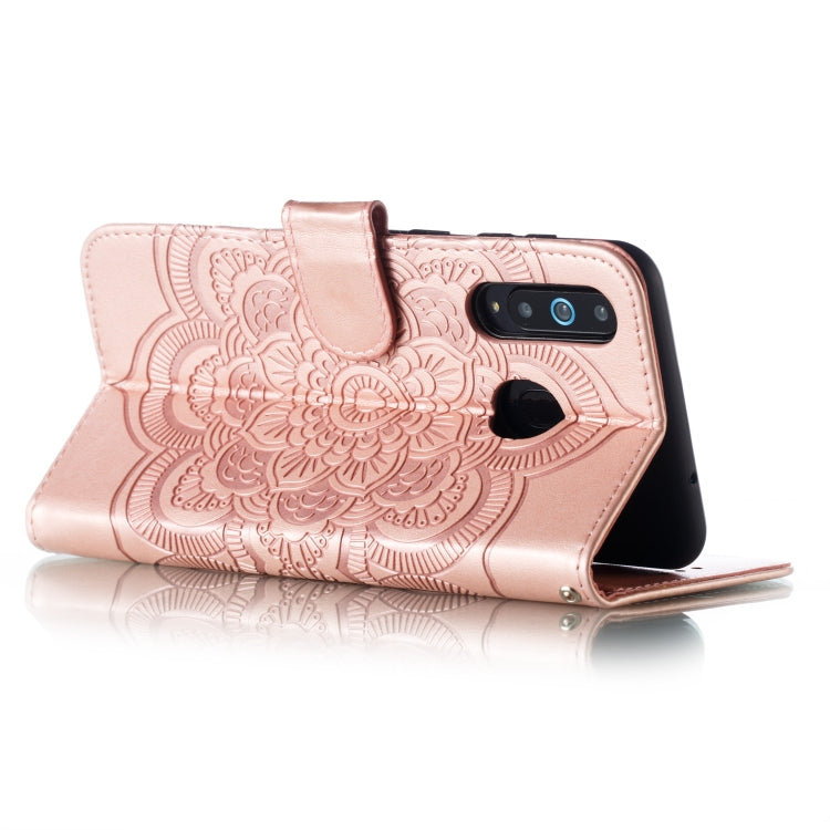 Mandala Embossing Pattern Horizontal Flip Leather Case for Samsung Galaxy A8S, with Holder & Card Slots & Wallet & Photo Frame &  Lanyard