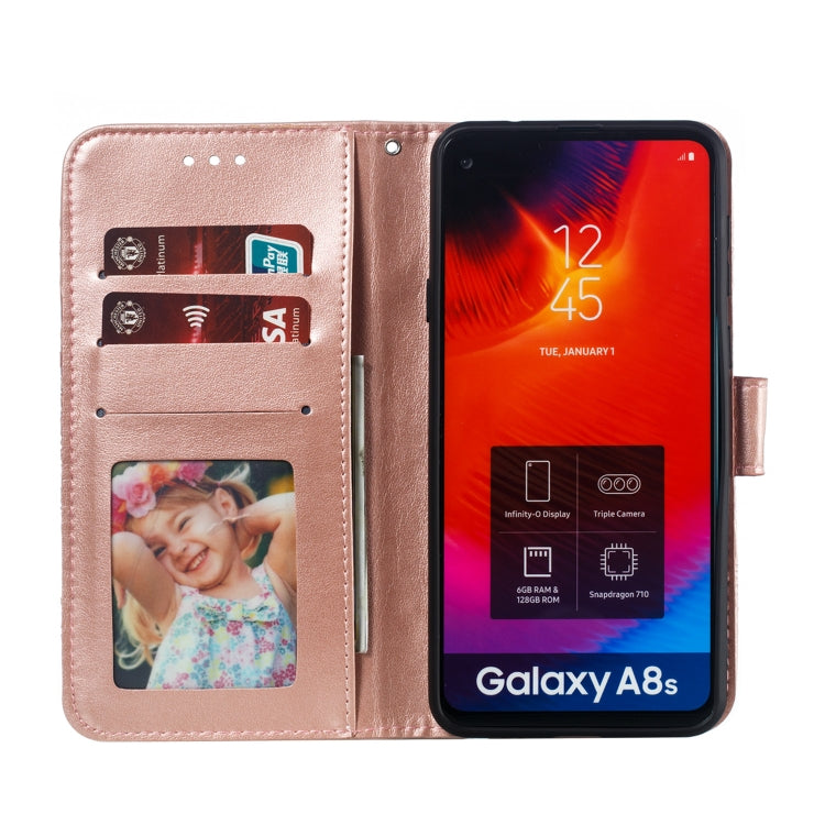 Mandala Embossing Pattern Horizontal Flip Leather Case for Samsung Galaxy A8S, with Holder & Card Slots & Wallet & Photo Frame &  Lanyard