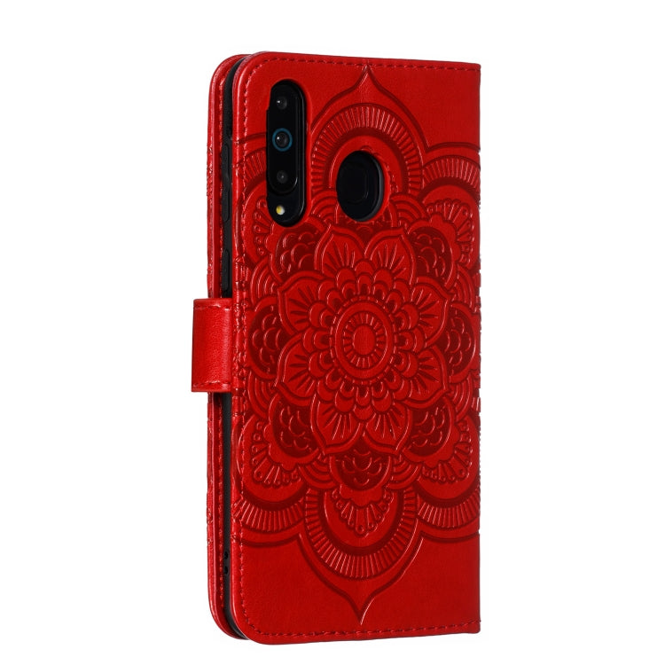 Mandala Embossing Pattern Horizontal Flip Leather Case for Samsung Galaxy A8S, with Holder & Card Slots & Wallet & Photo Frame &  Lanyard