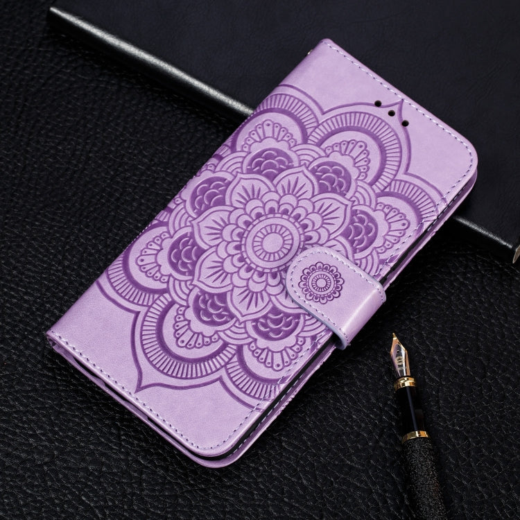 Mandala Embossing Pattern Horizontal Flip Leather Case for Samsung Galaxy A8S, with Holder & Card Slots & Wallet & Photo Frame &  Lanyard