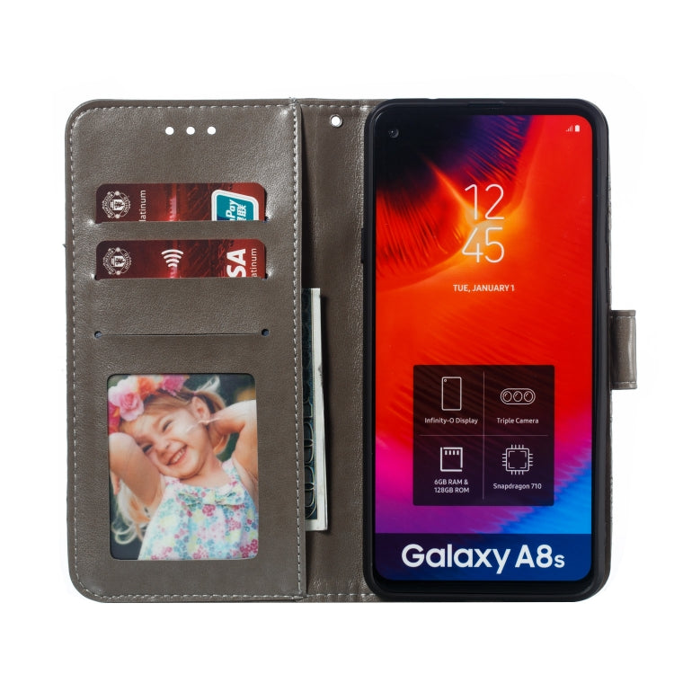 Mandala Embossing Pattern Horizontal Flip Leather Case for Samsung Galaxy A8S, with Holder & Card Slots & Wallet & Photo Frame &  Lanyard