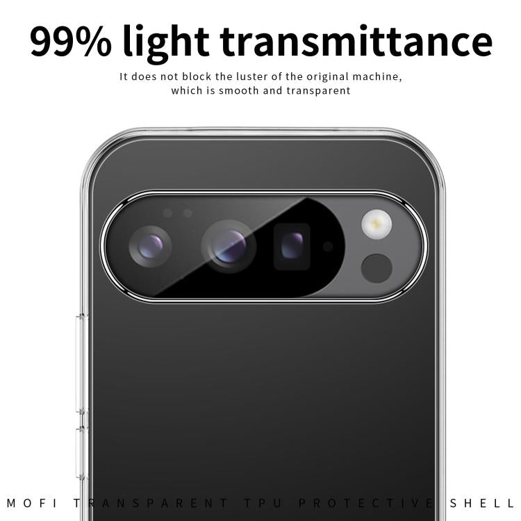 For Google Pixel 10 / 10 Pro MOFI Ming Series Ultra-thin TPU Phone Case - Transparent