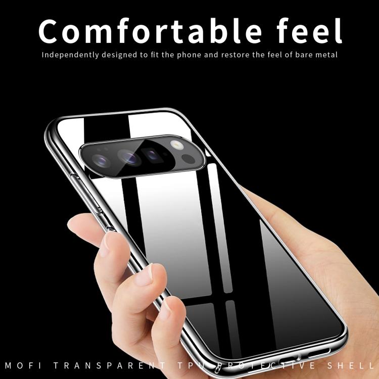 For Google Pixel 10 / 10 Pro MOFI Ming Series Ultra-thin TPU Phone Case - Transparent