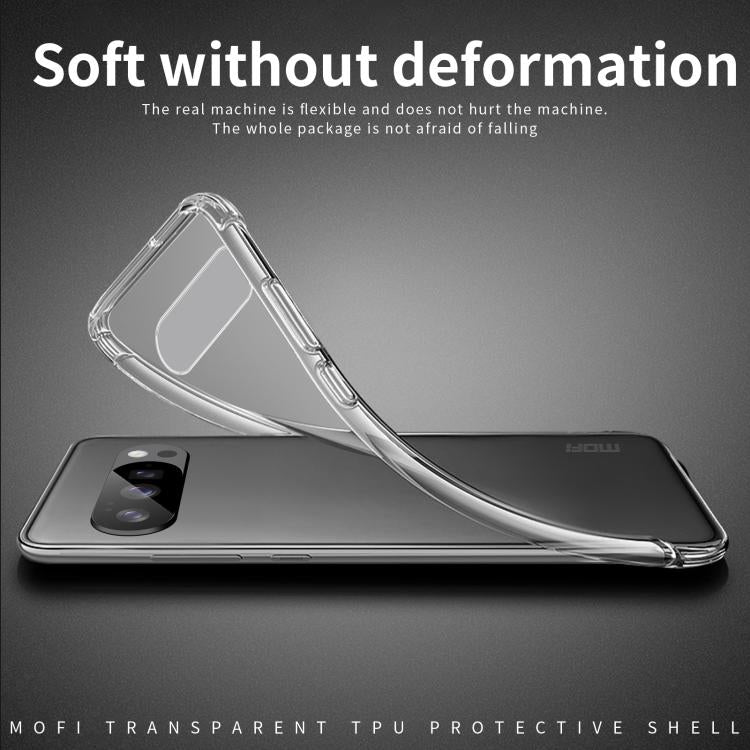 For Google Pixel 10 / 10 Pro MOFI Ming Series Ultra-thin TPU Phone Case - Transparent