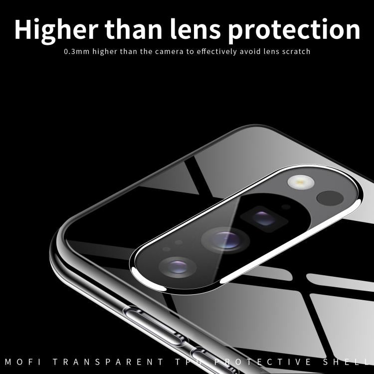 For Google Pixel 10 / 10 Pro MOFI Ming Series Ultra-thin TPU Phone Case - Transparent