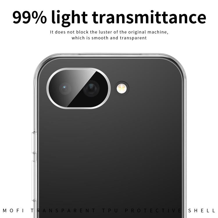 For Google Pixel 10a MOFI Ming Series Ultra-thin TPU Phone Case - Transparent