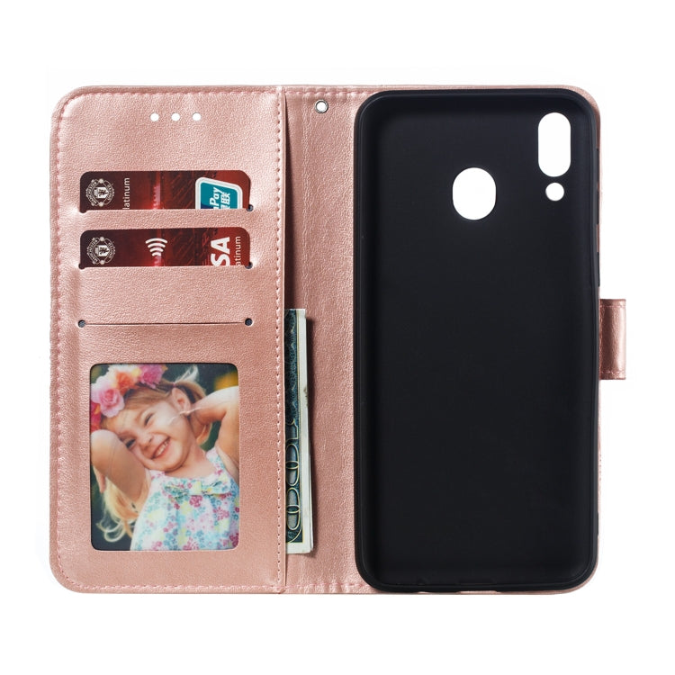 Mandala Embossing Pattern Horizontal Flip Leather Case for Galaxy M20, with Holder & Card Slots & Wallet & Photo Frame &  Lanyard