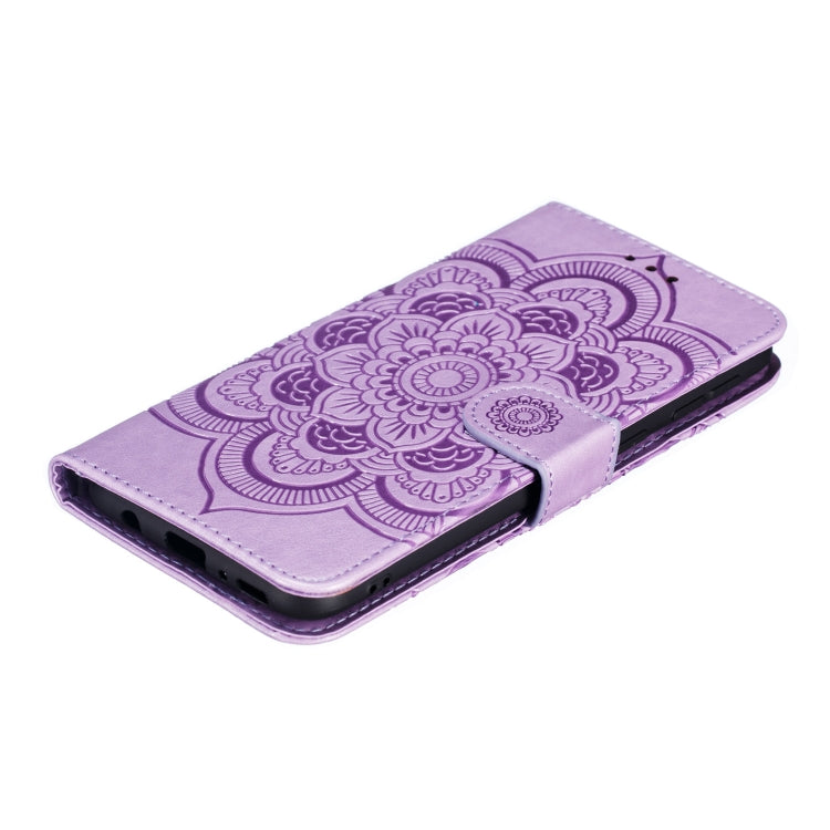 Mandala Embossing Pattern Horizontal Flip Leather Case for Galaxy M20, with Holder & Card Slots & Wallet & Photo Frame &  Lanyard